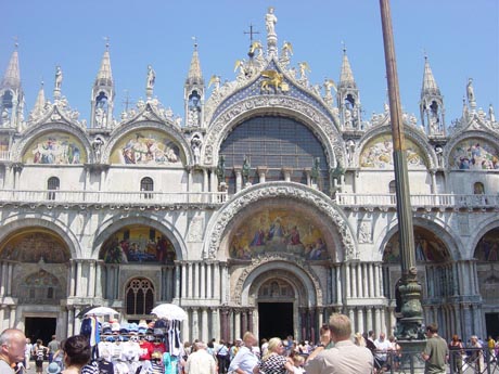 Die Markus-Kirche in Venedig.