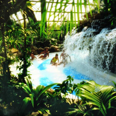 Karibik-Feeling im Aqua Mundo der Center Parcs. Bild: Center Parcs