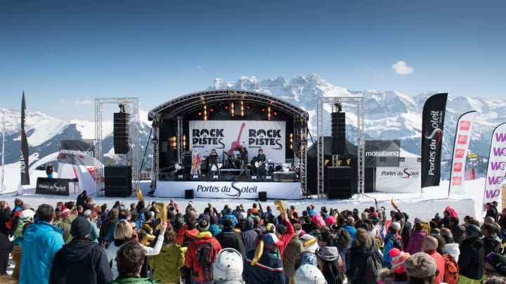Festival Rock The Pistes in Champéry - Bild © JB Bieuville / Zur Verfügung gestellt von Schweiz Tourismus